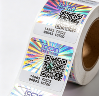 Sellos de Código QR Holográficos Resistentes a la Manipulación, Impermeables, Duraderos, Anti-Falsificación y Ecológicos para Routers y Discos Duros Externos