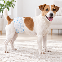 Exportation usine : Couches absorbantes jetables pour chiens mâles, à fixation rapide, côtés souples, pour le contrôle de l'urine et les voyages