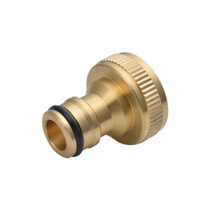 Raccord de tuyau d'eau tout en cuivre, connecteur fileté de 16mm pour adaptateur de tuyau en caoutchouc - Product Image 2