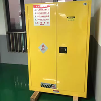 Armoire de stockage de sécurité en acier antidéflagrant pour liquides combustibles produits chimiques inflammables pour métal d'hôpital d'atelier d'école