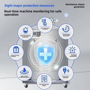 Chaudière à vapeur électrique verticale industrielle en acier inoxydable de <span class=keywords><strong>36</strong></span> kW, système de contrôle entièrement automatique, production de vapeur saturée de 50 <span class=keywords><strong>kg</strong></span>/h - Product Image 4