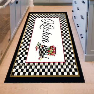 Tapis de sol imprimé numérique antidérapant lavable, antibactérien, facile d'entretien, pour la maison, le salon, la chambre, la cuisine, sur mesure, OEM - Product Image 3