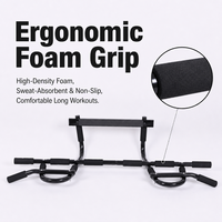 Barre horizontale multifonctionnelle Powermax sans perçage en mousse/EVA/fer, barres parallèles simples pour entraînement de force en intérieur