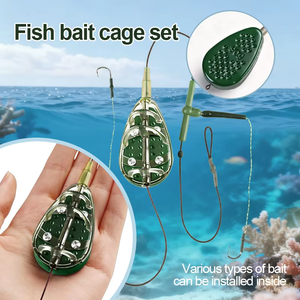 JSFUN Set di Attrezzatura da Pesca alla Carpa con Feeder e Stampo, 30G 40G 50G 60G 70G 80G 90G 100G - Product Image 5