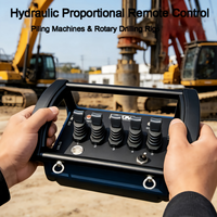 Control remoto hidráulico proporcional de baja latencia, bien recibido, con respuesta ≤20ms para martillos perforadores y plataformas de perforación rotatoria