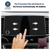 Protection d'écran 8 pouces pour Honda Ridgeline, compatible avec l'écran tactile radio 8 pouces Honda Ridgeline, dureté 9HD, accessoires (avec trou)