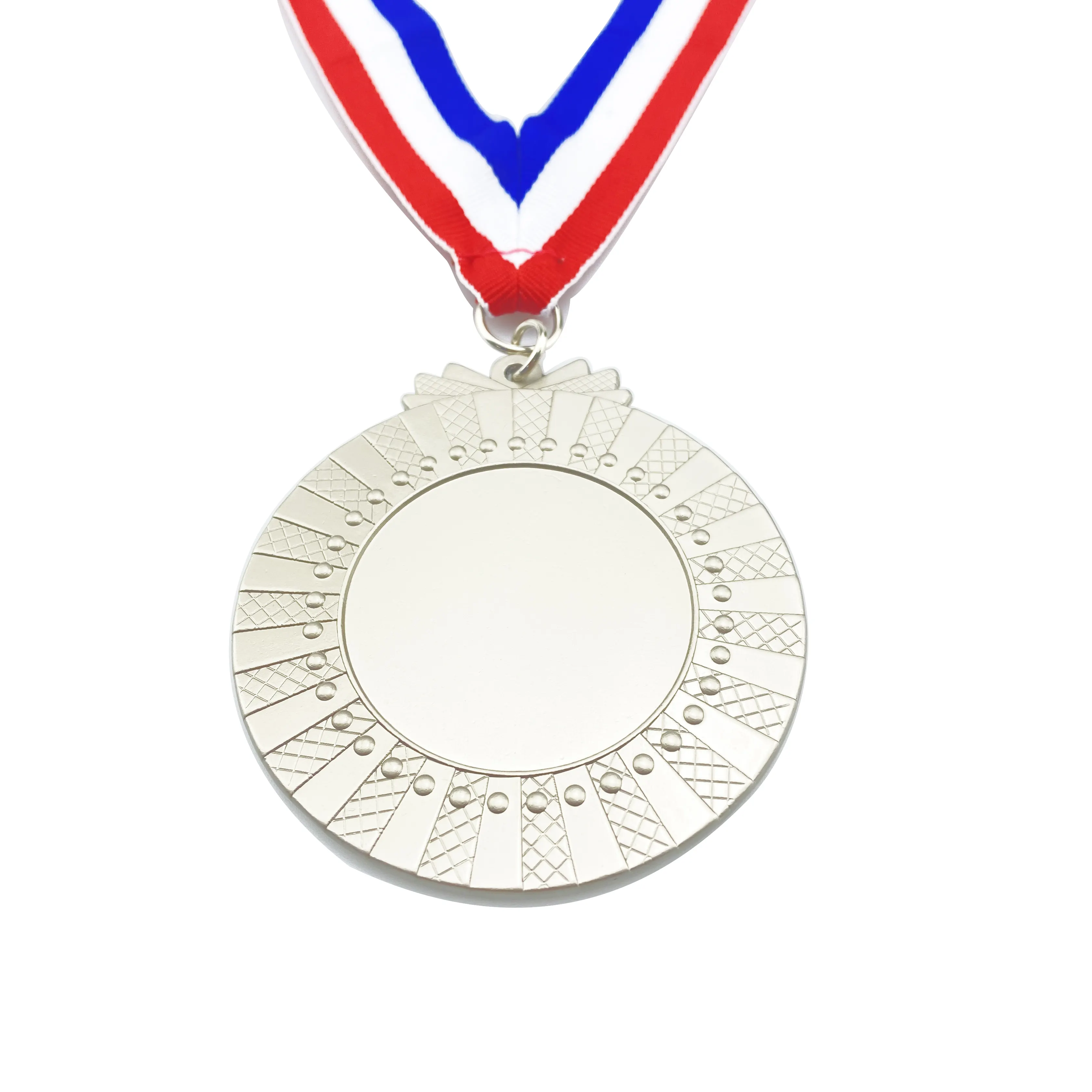 Venda quente Produto Em Branco Liga De Zinco Troféus De Futebol Ginástica Jogo Medalhas