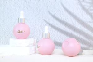 <span class=keywords><strong>Vente</strong></span> directe d'usine 30ml bouteille de sérum en verre en forme de boule avec compte-gouttes pour les soins cosmétiques de la peau - Product Image 4