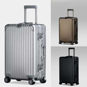Nouvelle valise design en aluminium avec serrures TSA, intérieur haut de gamme personnalisé, bagage à main, ensemble de bagages rigides - Product Image 1