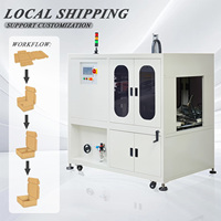 Solution de pliage de boîtes rigides hautement automatisée compatible avec plusieurs tailles, qualité garantie, machine à plier les boîtes
