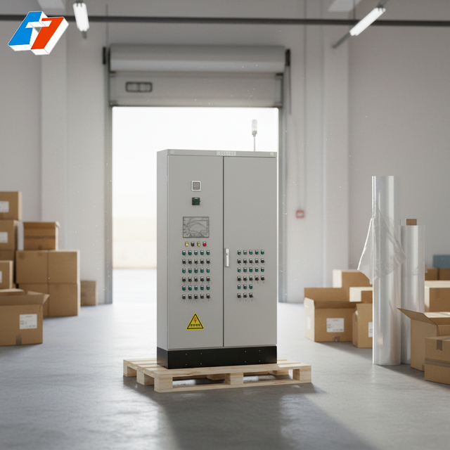 HVAC PLC Control Cabinet - Temperature Control with Touch Screen Interface