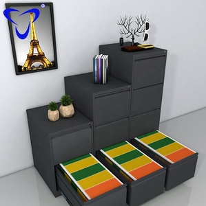 Popular Cost-effective side metal vertical 4 drawer steel filing cabinet for A4 and Foolscape file paper