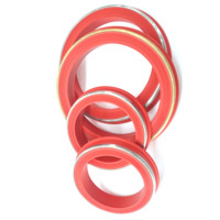 Joints d'étanchéité Red Fig 1502 avec anneaux anti-extrusion en acier inoxydable et en laiton