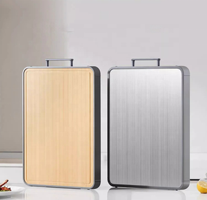 OEM hai mặt tre thớt thép không gỉ gỗ kháng khuẩn nấm mốc hình chữ nhật sinh thái cho nhà bếp để cắt - Product Image 6