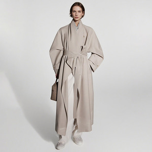 <span class=keywords><strong>Trench</strong></span> Coat <span class=keywords><strong>Donna</strong></span> <span class=keywords><strong>Oversize</strong></span> Morbido con Cintura, Collo Grande, Tinta Unita, Vestibilità Ampia, Ideale per la Primavera - Product Image 3