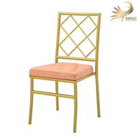 2025 Usine En Gros En Vrac Meubles De Chambre D'hôtel Or Brillant Chiavari Chaises pour Mariage