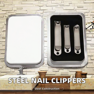 Cortauñas de Acero Inoxidable para Bebés, Cortador de Uñas Anti-Salpicaduras, Herramientas Profesionales de Manicura, Diseño Biónico, Recortador de Uñas - Product Image 2