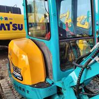 Mini-excavatrice sur chenilles d'occasion U35 2,5 tonnes 2007 avec moteur, pompe et roulement - 100% d'origine japonaise, équipement d'origine