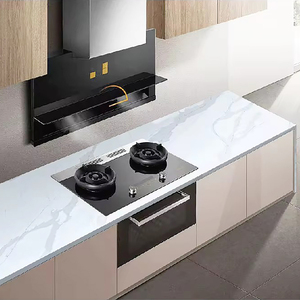 Lastra Grande per Cucina in Marmo Italiano Calacatta Bianco con Venature, Pietra di Quarzo Artificiale Moderna per Piano di Lavoro Domestico, Ecologica e Resistente al Calore - Product Image 6