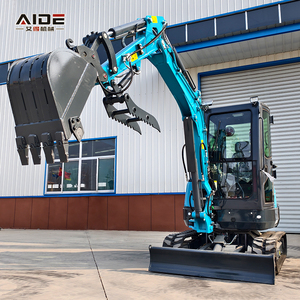 Мини-экскаватор на гусеничном ходу из Шаньдуна, <span class=keywords><strong>3</strong></span>-тонный, 4-тонный, малогабаритная землеройная техника с гусеничным ходом, экскаватор-погрузчик - Product Image 1