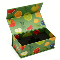 Kit diffuseur d'arômes de voiture de luxe personnalisé, portable, écologique, avec boîte à fermeture magnétique, flacons diffuseurs à bâtonnets en papier