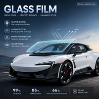 Film solaire anti-rayures pour vitres de voiture, épaisseur 2 mil, film teinté pour vitres de voiture bloquant les UV, 1,52 x 30 m