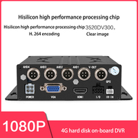Grabador de vídeo Dvr para coche, grabador de vídeo Personal, caja negra, 4 canales, Mdvr, 1080p