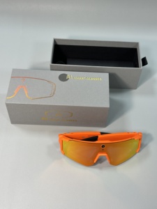 Lunettes intelligentes V06 AI avec caméra 8MP, vidéo 1200P, anti-tremblement AI, IP54, lecture de musique, 260mAh - Product Image 4
