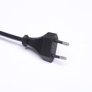 Evershine Copper2 Pin EU <span class=keywords><strong>Plug</strong></span> PC Laptop <span class=keywords><strong>Computer</strong></span> <span class=keywords><strong>Monitor</strong></span> Cable de alimentación de CA Cable para secador de pelo Cable de alimentación - Product Image 6