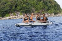 Bestway 65185 Hydro Force Beacon Elite Ensemble de bateaux de sport gonflables pour 5 personnes 3.35 m Bateau de pêche gonflable en PVC