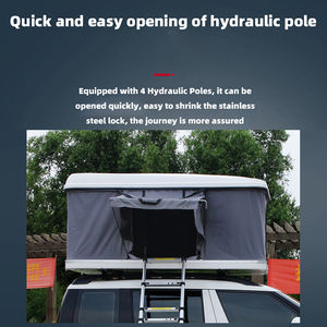 Tente de toit ABS 2025 en promotion pour 4x4 tout-terrain, coque rigide avec tissu en nylon pour usage personnel, directement de Corée - Product Image 6