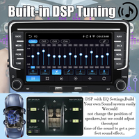 Sistema de Navegación GPS para Auto con WiFi para VW Volkswagen, Reproductor Multimedia Linux Inalámbrico de 7 Pulgadas