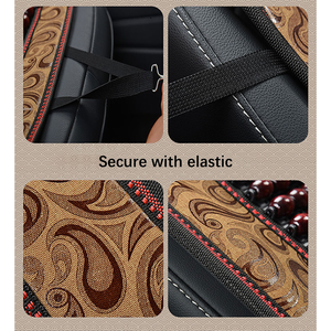 Funda de asiento de coche con cuentas de madera a <span class=keywords><strong>precio</strong></span> de fábrica Xiangta para cojín de asiento de coche de refrigeración con cuentas de verano - Product Image 6