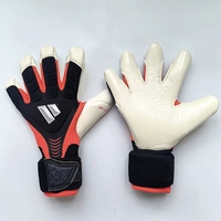 Guantes de Portero de Látex Genuino de Alta Calidad de 4 mm con PU Antideslizante para Fútbol y Uso en Exteriores