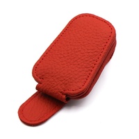 Support universel pour lunettes de soleil de voiture, clip magnétique en cuir pour voiture, porte-cartes, porte-billets, boîte à lunettes pour pare-soleil de voiture, accessoires de décoration