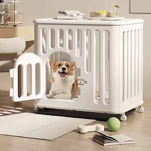 Niche d'intérieur tout-en-un pour chiens <span class=keywords><strong>de</strong></span> petite et moyenne taille, lit et villa pour chats, toilettes et meubles pour animaux domestiques. - Product Image 2