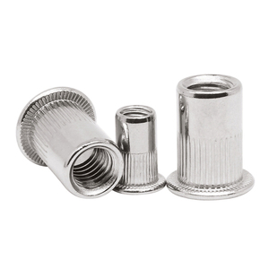 Tuercas de remache con moleteado vertical, tornillos de remache hexagonales extendidos - Product Image 3