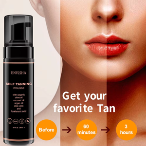 Etiqueta privada Hidratante suave Bronceado Tono de piel profundo Crema de bronceado Sin sol Autobronceador Loción de bronceado Mousse - Product Image 3