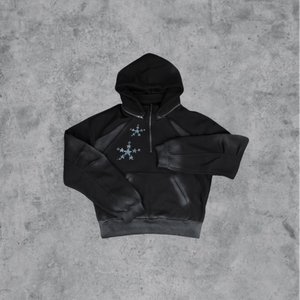 Sweat à capuche surdimensionné pour homme avec logo personnalisé, style streetwear, pull décontracté avec impression personnalisée - Product Image 3