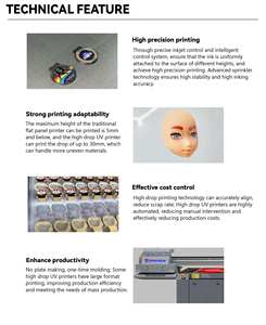 Impresora UV de 2.5*1.3m para Muñecas, Juguetes de Plástico, Figuras de Modelos, Cabezas de Personajes, Objetos 3D, Superficies Irregulares y Desiguales - Product Image 4