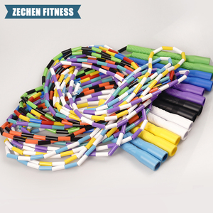 Cuerda de Saltar con Cuentas de Colores y Logotipo Personalizado <span class=keywords><strong>para</strong></span> Ejercicios de Fitness - Product Image 4