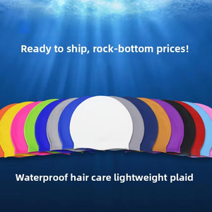 <span class=keywords><strong>Bonnet</strong></span> <span class=keywords><strong>de</strong></span> <span class=keywords><strong>bain</strong></span> en gel <span class=keywords><strong>de</strong></span> silicone pour adultes, unisexe, couleur unie, imperméable, avec logo personnalisé - Vente en gros d'usine depuis Guangzhou - Product Image 1