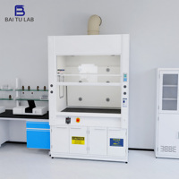 Hotte de ventilation de laboratoire de fabrication pour laboratoire chimique, hotte à fumée canalisée avec ventilateur d'extraction en promotion