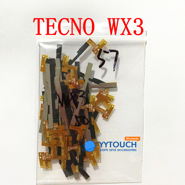 For TECNO Wx3 Power Button Cable and Volume Flex Cable for Tecno Wx3 Power on off Switch Flex