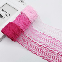 Accessoire de vêtement multicolore de haute qualité 4.5cm en gros garniture de ruban de dentelle de garniture de fleur personnalisée