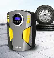 12V Car Bicycle Tire Inflator with Digital Pressure Gauge 100 PSI Electric Portable Air Pump for Vehicles