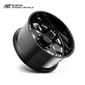 Rines de Aluminio Forjado para Camioneta, 20-26 Pulgadas, 9J 14J 6x139.7, Negro Brillante Fresado, Personalizados para Camionetas de Tamaño Completo - Product Image 3