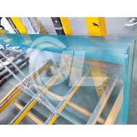Vidrio Laminado Transparente de 6 mm, 1.52pvb, Irrompible, Esmerilado, Compuesto para Puerta, Tamaños Personalizados