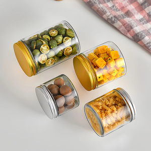 Tùy Chỉnh Rõ Ràng Vòng Rộng Miệng Lưu Trữ Lọ Thủy Tinh Với Vít Nắp Cho Đồ Ăn Nhẹ Như Các Loại Hạt Kẹo Cookie Thạch Sữa - Product Image 4