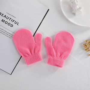Gants d'automne hiver pour enfants de 1 à 4 ans mitaines tricotées mignonnes personnalisées mitaines chaudes douces pour la pêche en plein air décontractée - Product Image 4